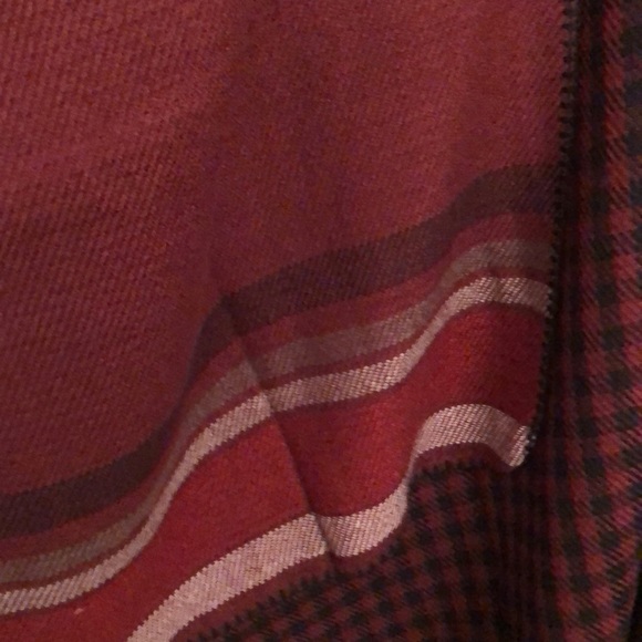 Women’s OS Woolrich blanket 🧣 scarf-reversible BN - Picture 6 of 9